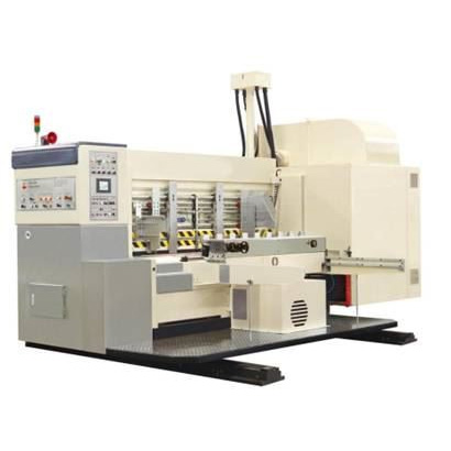 High speed flexo printing slotter die cutter machine2