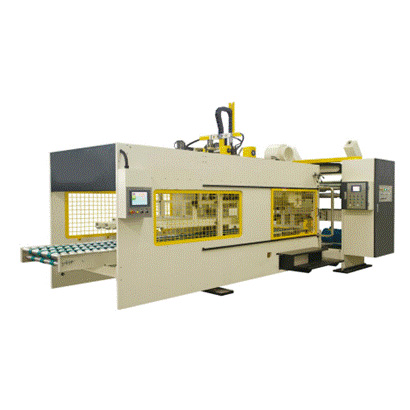 High speed flexo printing slotter die cutter machine7