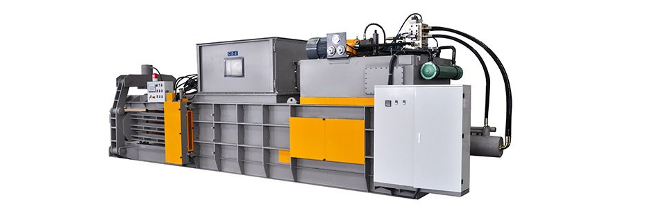 Horizontal baler press2