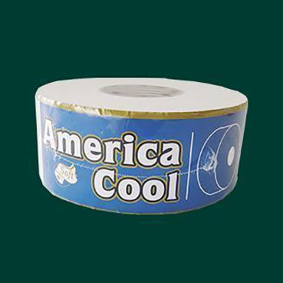 Jumbo roll with label