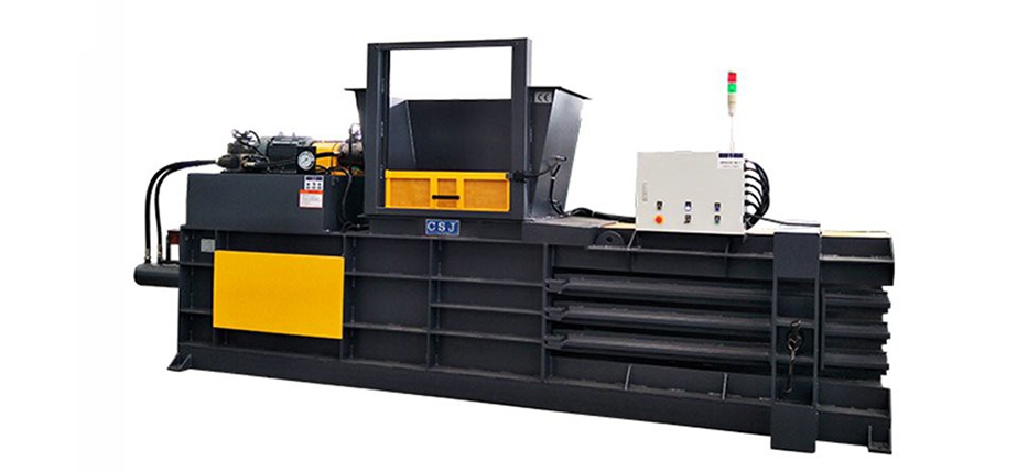 Semi automatic horizontal baler1
