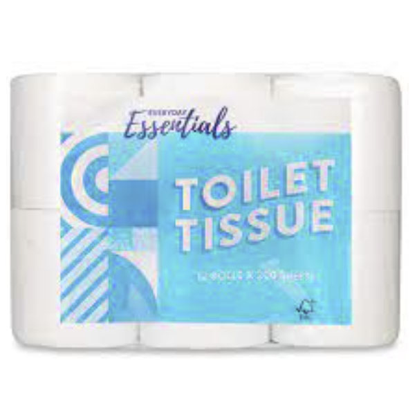 Toilet paper 12 rolls pack